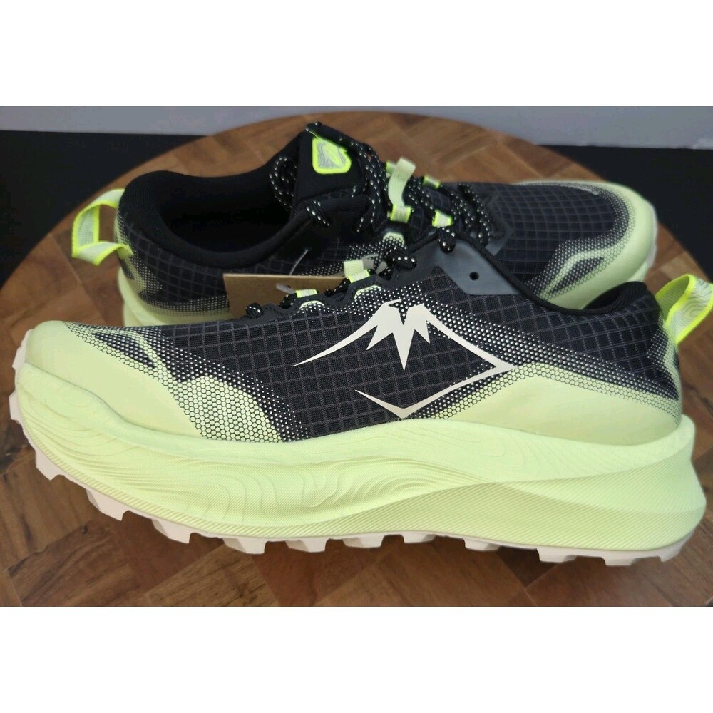 Asics Trabuco Max 3 Womens Size 9.5 Trail Running Shoes Black Green 1012B606 - Picture 6 of 10